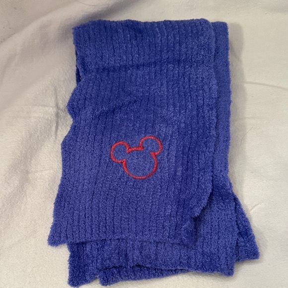 Disney Accessories - Disneyland Mickey Mouse Scarf Purple w/ Pink Sparkle Embroidery